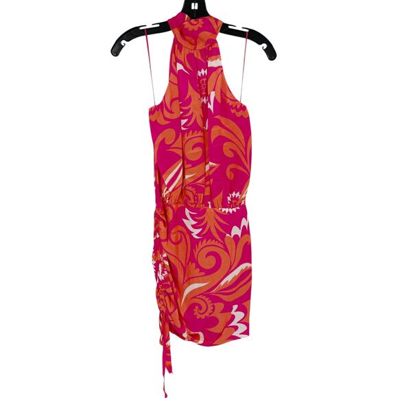 RAMY BROOK Dress NEW Size 00 Meena Mini Pink Print $445 - Picture 3 of 5
